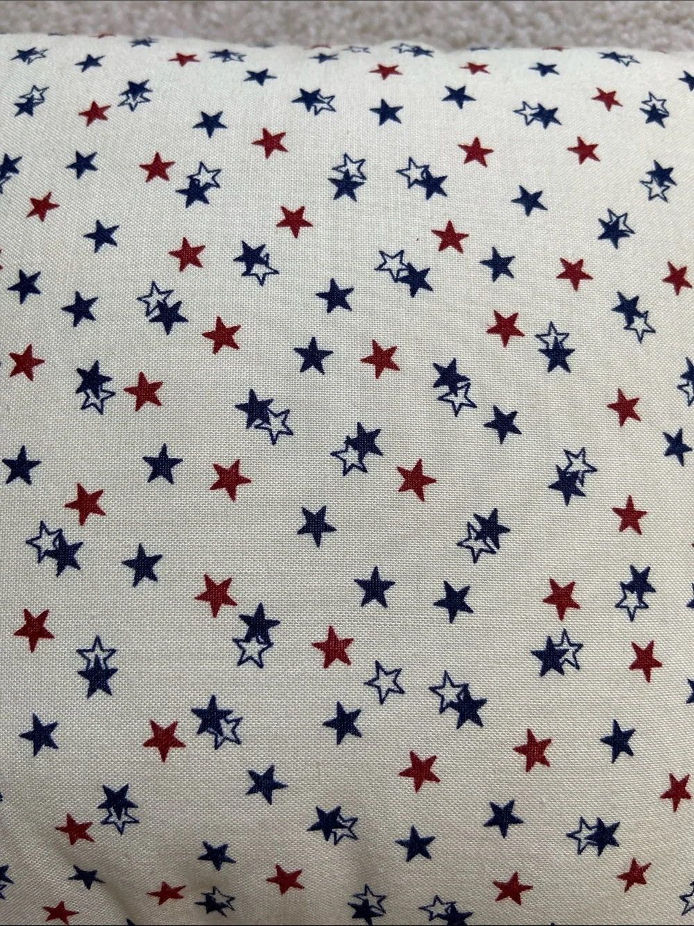 Handmade Quilted Patriotic Patchwork Accent Pillows Set of 2 | 8